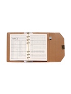 Ежедневник-органайзер, С6, 80 листов, обложка из искусственной кожи, зелёный - Фото 11