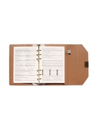 Ежедневник-органайзер, С6, 80 листов, обложка из искусственной кожи, зелёный - Фото 12