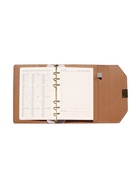 Ежедневник-органайзер, С6, 80 листов, обложка из искусственной кожи, зелёный - Фото 13