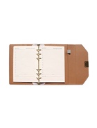 Ежедневник-органайзер, С6, 80 листов, обложка из искусственной кожи, зелёный - Фото 14