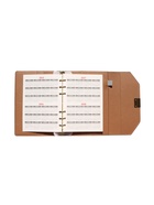 Ежедневник-органайзер, С6, 80 листов, обложка из искусственной кожи, зелёный - Фото 9