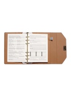 Ежедневник-органайзер, С6, 80 листов, обложка из искусственной кожи, серый - Фото 12