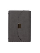 Ежедневник-органайзер, С6, 80 листов, обложка из искусственной кожи, серый - Фото 5