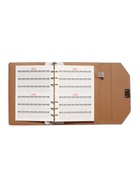 Ежедневник-органайзер, С6, 80 листов, обложка из искусственной кожи, серый - Фото 9