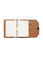 Ежедневник-органайзер, С6, 80 листов, обложка из искусственной кожи, чёрный - Фото 13