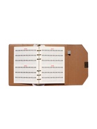 Ежедневник-органайзер, С6, 80 листов, обложка из искусственной кожи, чёрный - Фото 9