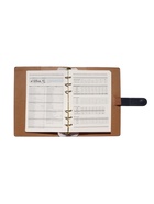 Ежедневник-органайзер, С6, 80 листов, обложка из искусственной кожи, синий - Фото 10