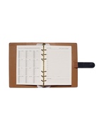 Ежедневник-органайзер, С6, 80 листов, обложка из искусственной кожи, синий - Фото 14