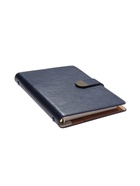 Ежедневник-органайзер, С6, 80 листов, обложка из искусственной кожи, синий - Фото 6