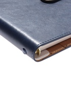 Ежедневник-органайзер, С6, 80 листов, обложка из искусственной кожи, синий - Фото 5