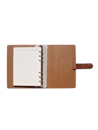 Ежедневник-органайзер, С6, 80 листов, обложка из искусственной кожи, коричневый - Фото 16