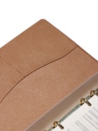 Ежедневник-органайзер, С6, 80 листов, обложка из искусственной кожи, коричневый 10771009