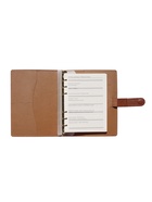 Ежедневник-органайзер, С6, 80 листов, обложка из искусственной кожи, коричневый - Фото 9