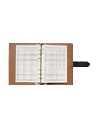 Ежедневник-органайзер, С6, 80 листов, с ручкой, обложка из искусственной кожи, чёрный - Фото 11