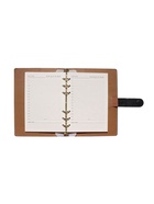 Ежедневник-органайзер, С6, 80 листов, с ручкой, обложка из искусственной кожи, чёрный - Фото 15