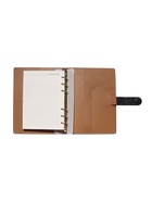 Ежедневник-органайзер, С6, 80 листов, с ручкой, обложка из искусственной кожи, чёрный - Фото 16