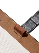 Ежедневник-органайзер, С6, 80 листов, с ручкой, обложка из искусственной кожи, чёрный 10771011