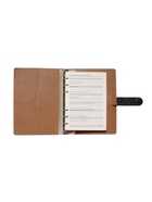 Ежедневник-органайзер, С6, 80 листов, с ручкой, обложка из искусственной кожи, чёрный - Фото 9