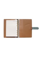 Ежедневник-органайзер, С6, 80 листов, обложка из искусственной кожи, зелёный - Фото 16