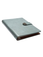 Ежедневник-органайзер, С6, 80 листов, обложка из искусственной кожи, зелёный - Фото 6