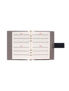Органайзер на кольцах, А5, с хлястиком, 80л, линия, к/зам, Синий 10771015 - фото 5492499