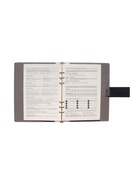 Органайзер на кольцах, А5, с хлястиком, 80л, линия, к/зам, Синий 10771015 - фото 5492502
