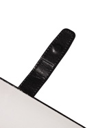 Ежедневник недатированный А5, с хлястиком, 128 листов, в линейку, пвх, черный 10771025