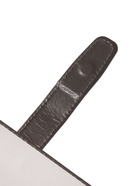 Ежедневник недатированный А5, с хлястиком, 128 листов, в линейку, пвх, серый 10771026