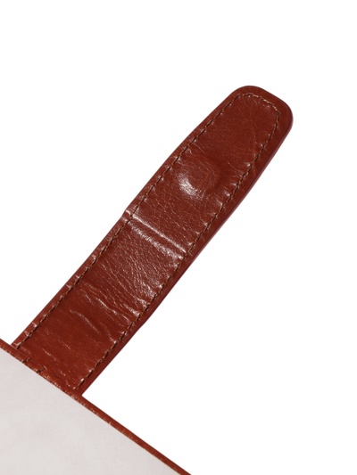 Ежедневник недатированный А5, с хлястиком, 112 листов, в линейку, пвх, красный