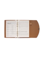 Ежедневник-органайзер, A5, 80 листов, обложка из искусственной кожи, розовый - Фото 10