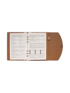 Ежедневник-органайзер, A5, 80 листов, обложка из искусственной кожи, розовый - Фото 11