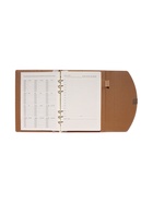 Ежедневник-органайзер, A5, 80 листов, обложка из искусственной кожи, розовый - Фото 12