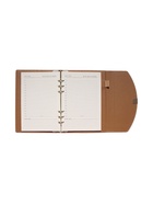 Ежедневник-органайзер, A5, 80 листов, обложка из искусственной кожи, розовый - Фото 13