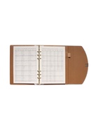 Ежедневник-органайзер, A5, 80 листов, обложка из искусственной кожи, бирюзовый - Фото 9