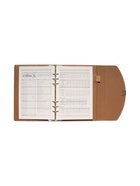 Ежедневник-органайзер, A5, 80 листов, обложка из искусственной кожи, бирюзовый - Фото 10