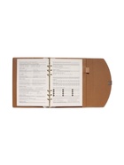 Ежедневник-органайзер, A5, 80 листов, обложка из искусственной кожи, бирюзовый - Фото 11