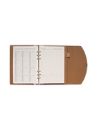 Ежедневник-органайзер, A5, 80 листов, обложка из искусственной кожи, бирюзовый - Фото 12