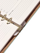 Ежедневник-органайзер, A5, 80 листов, обложка из искусственной кожи, бирюзовый - Фото 15