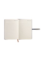 Ежедневник недатированный формат А5, с хлястиком, 112 листов, линия, пвх, узор синий 10771037