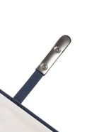 Ежедневник недатированный формат А5, с хлястиком, 112 листов, линия, пвх, узор синий 10771037