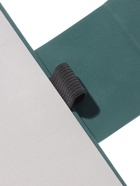 Ежедневник недатированный А5, с хлястиком, 96 листов, в линейку, пвх, изумрудный 10771038