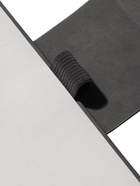 Ежедневник недатированный А5, с хлястиком, 96 листов, линия, пвх, серый 10771039