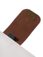 Ежедневник недатированный А5, с хлястиком, 96 листов, в линейку, пвх, коричневый 10771041