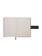 Ежедневник недатированный А5, с хлястиком, 112 листов, в линейку, пвх, зеленый 10771042