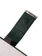 Ежедневник недатированный А5, с хлястиком, 112 листов, в линейку, пвх, зеленый 10771042