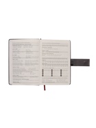 Ежедневник недатированный А5, с хлястиком, 112 листов, в линейку, пвх, серый - Фото 12