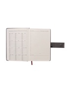 Ежедневник недатированный А5, с хлястиком, 112 листов, в линейку, пвх, серый - Фото 13