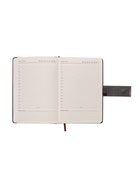 Ежедневник недатированный А5, с хлястиком, 112 листов, в линейку, пвх, серый - Фото 14