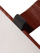 Ежедневник недатированный А5, с хлястиком, 112 листов, в линейку, пвх, коричневый 10771044