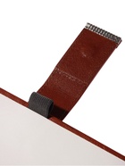 Ежедневник недатированный А5, с хлястиком, 112 листов, в линейку, пвх, коричневый 10771044